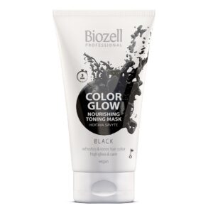 Biozell Color Glow tooniv toitev juuksemask Black 150 ml