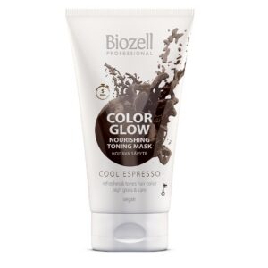 Biozell Color Glow tooniv toitev juuksemask Cool Espresso 150 ml