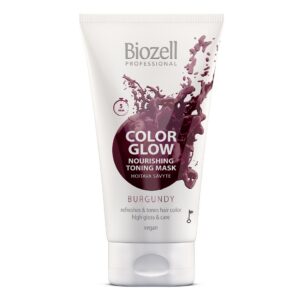 Biozell Color Glow tooniv toitev juuksemask Burgundy 150 ml