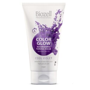 Biozell Color Glow tooniv toitev juuksemask Cool Violet 150 ml