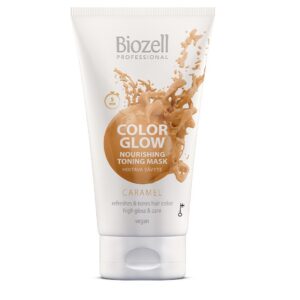 Biozell Color Glow tooniv toitev juuksemask Caramel 150 ml