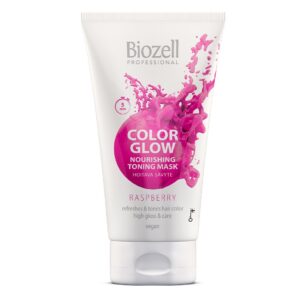 Biozell Color Glow tooniv toitev juuksemask Raspberry 150 ml
