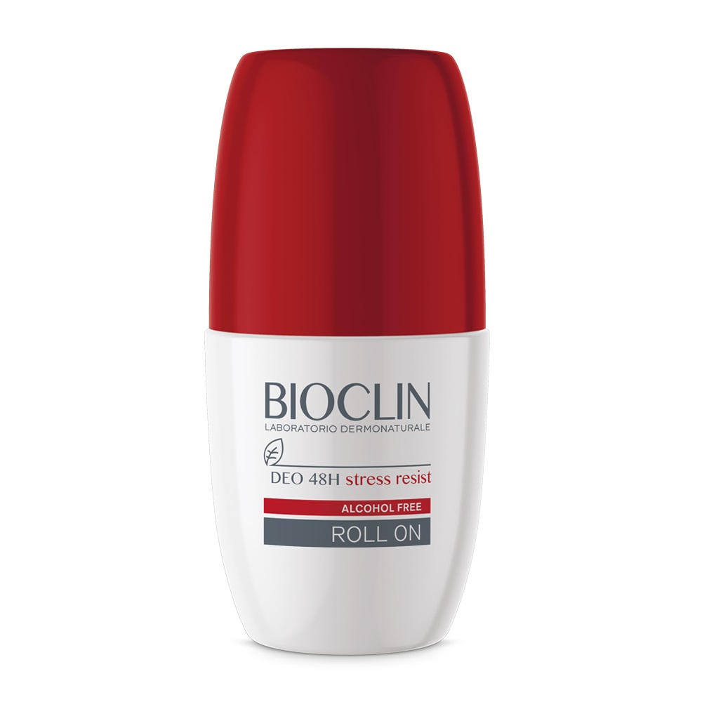 Bioclin Deo 48H Stress resist roll-on deodorant, lõhnavaba, kaselehe ekstrakti ja ksülitooliga 50ml