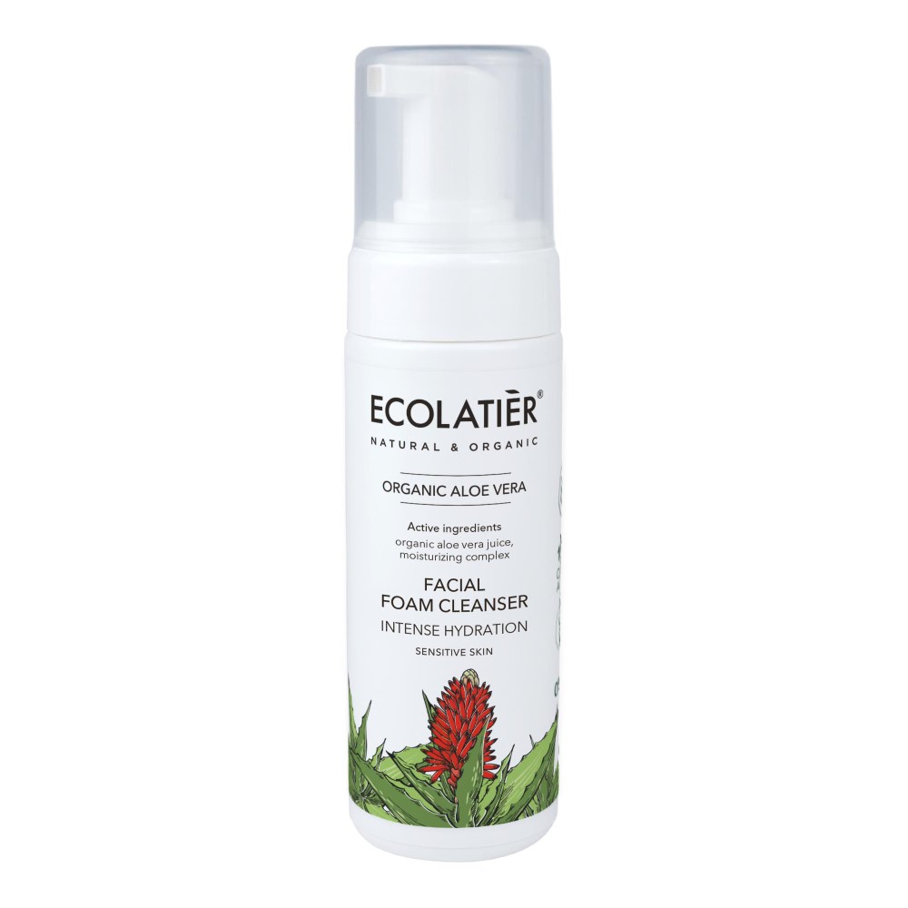 Ecolatier Organic Aloe Vera intensiivselt niisutav näopuhastusvaht 150 ml