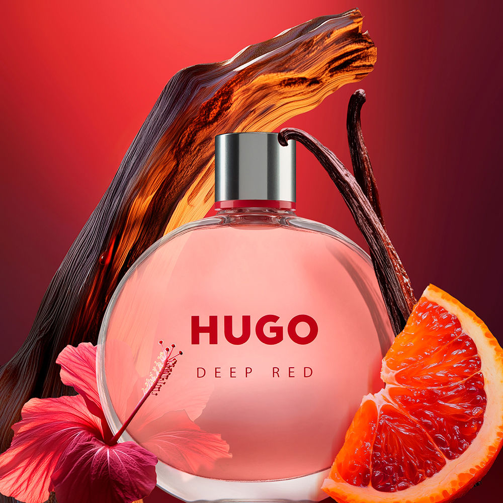 Hugo Deep Red Edp 75 ml - Image 3