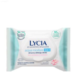 Lycia Bi-Fase meigieemaldus- ja puhastusrätikud mitsellaarveega normaalsele ja tundlikule nahale 20tk
