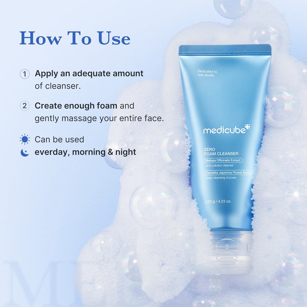 Medicube Zero Foam Cleanser puhastusvaht 120ml - Image 2