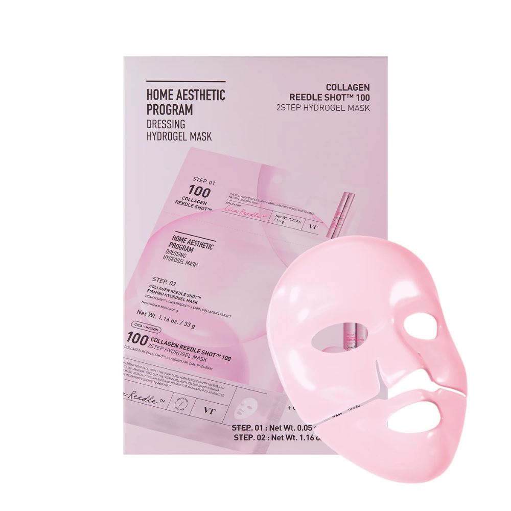VT Cosmetics Collagen Reedle Shot 100 2-etapiline hüdrogeelmask