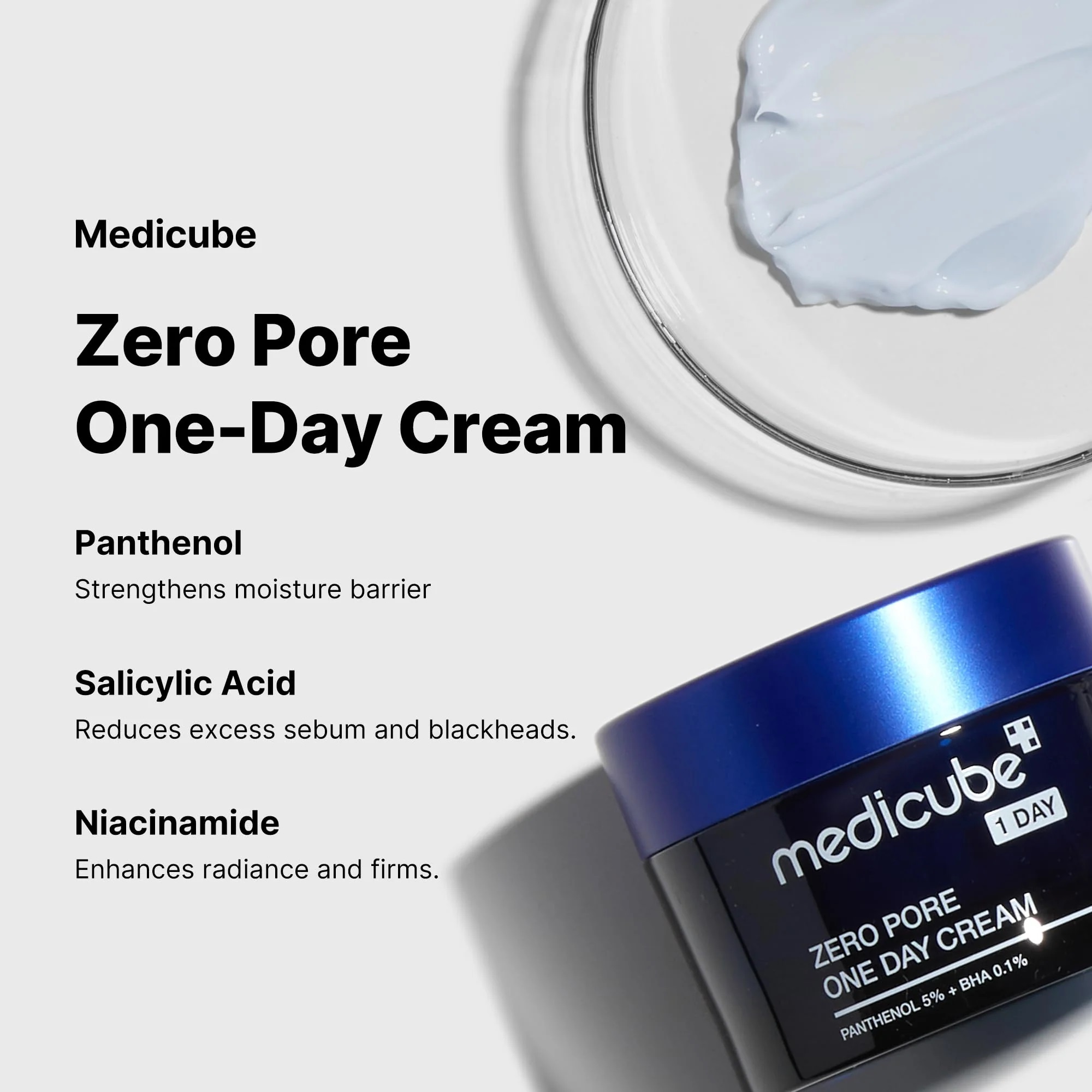 Medicube Zero Pore One Day Cream poore ahendav kreem 50ml - Image 3