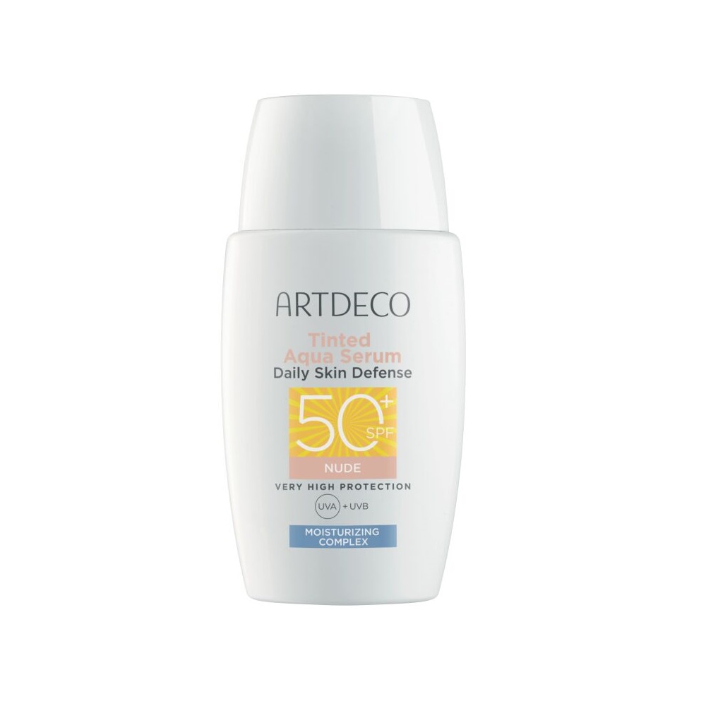 Artdeco Tinted Aqua Serum Daily Skin Defense tooniv päikesekaitseseerum SPF50+ nude