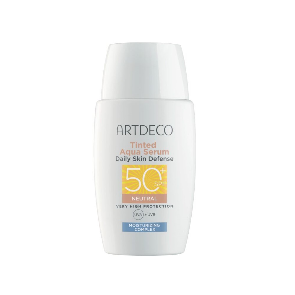 Artdeco Tinted Aqua Serum Daily Skin Defense tooniv päikesekaitseseerum SPF50+ neutral