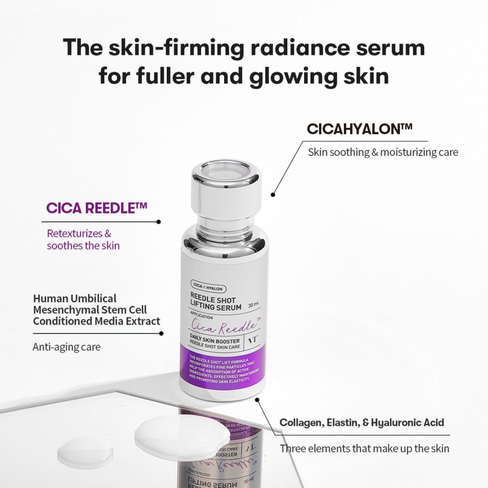 VT Cosmetics Reedle Shot Lifting Serum pinguldav näoseerum 30ml - Image 3