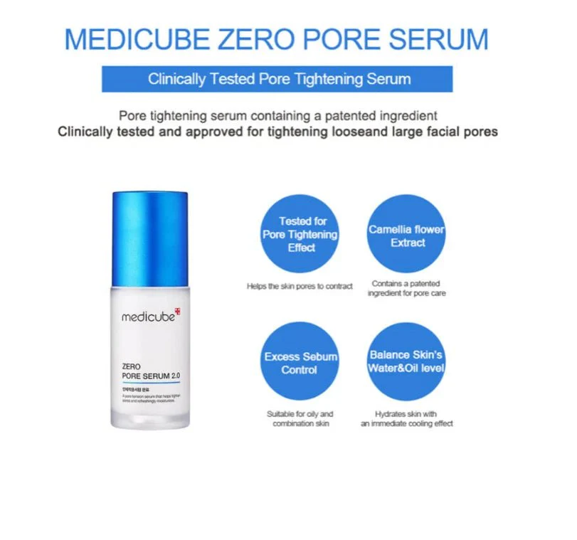 Medicube Zero Pore Serum 2.0 poore ahendav näoseerum 37ml - Image 3