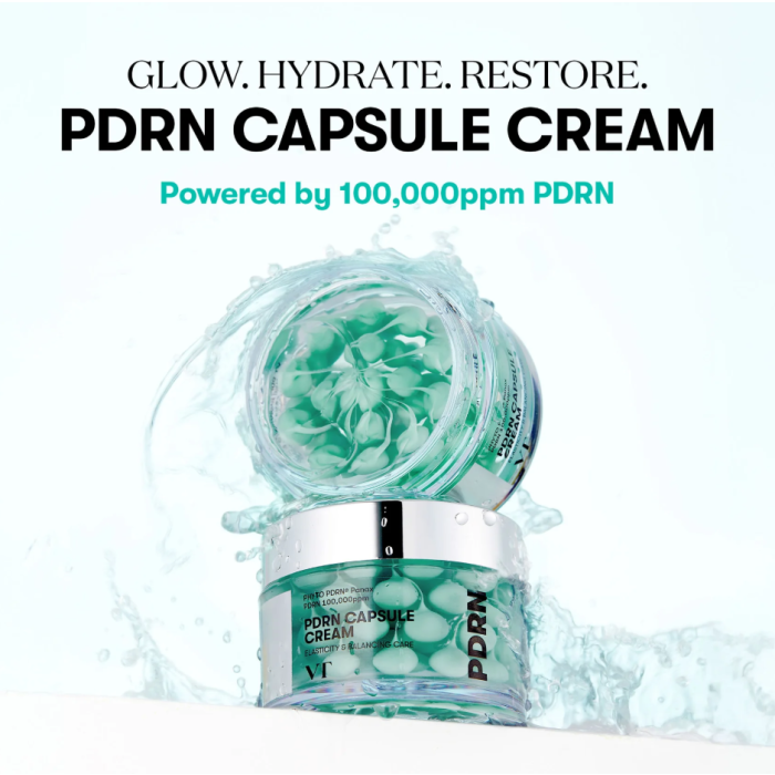 VT Cosmetics PDRN Capsule Cream 100 kapslikreem 10 tüüpi hüaluroonhappega 50ml - Image 2