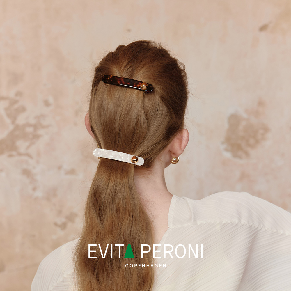 Evita Peroni Penelope juukseklamber Hair Clip 090 white - Image 2