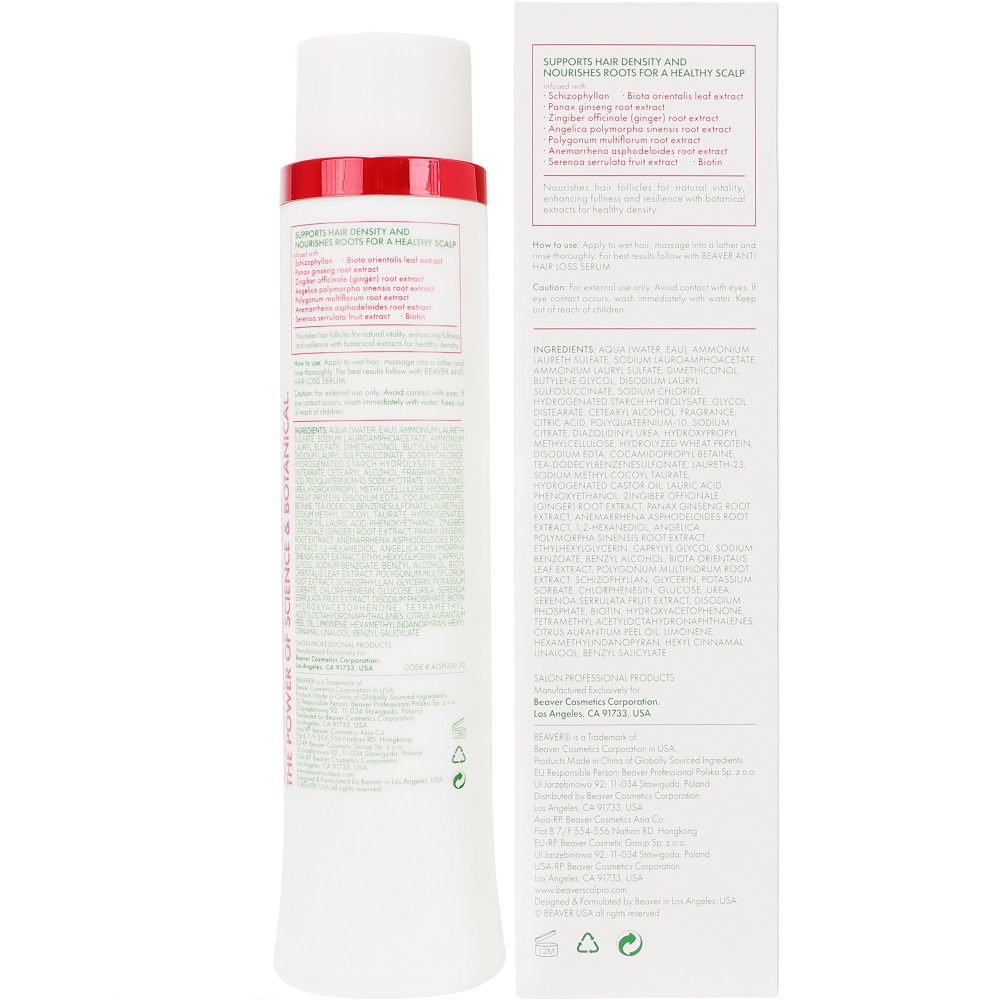 Beaver šampoon juuste väljalangemise vastu 300 ml - Pilt 2