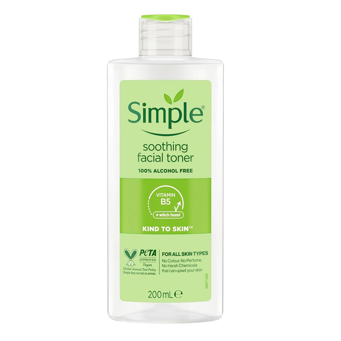 Simple näovesi alkoholivaba 200ml