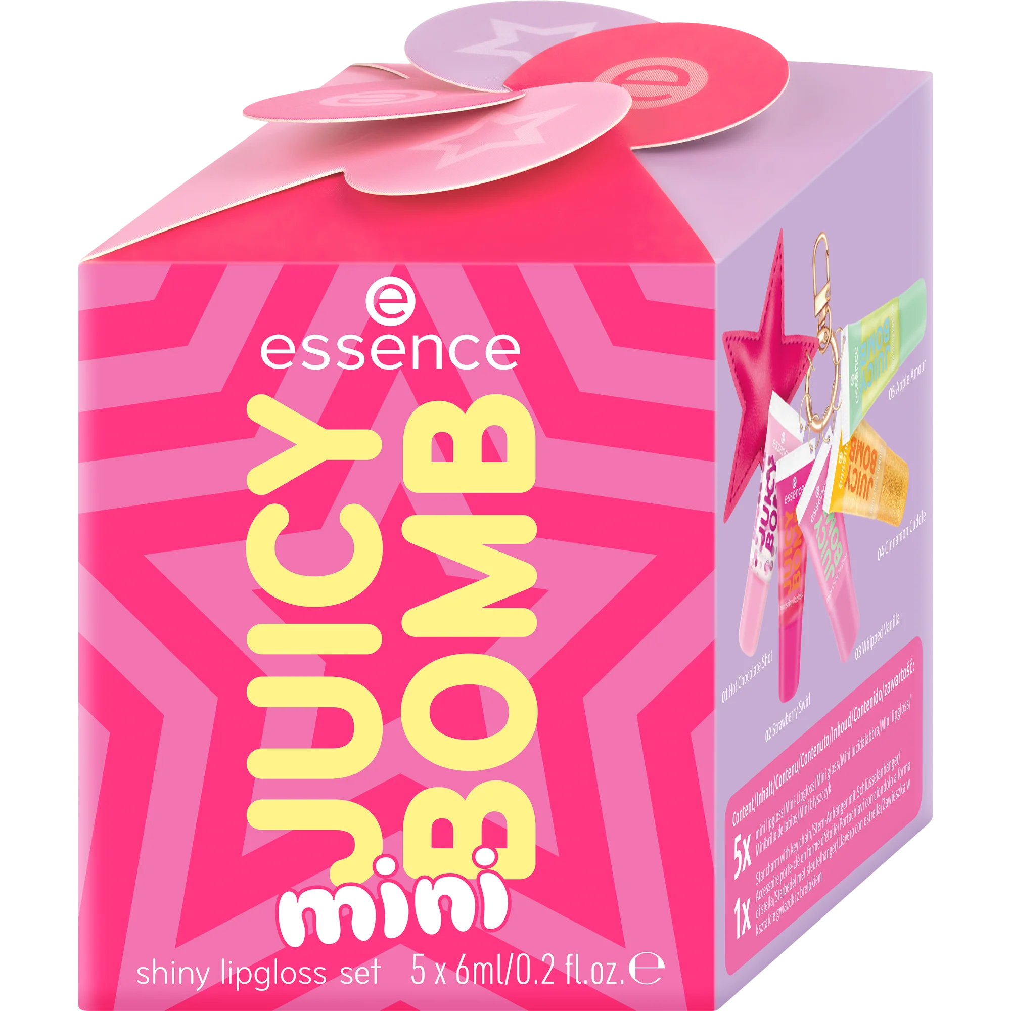 Essence Juicy Bomb Mini huuleläigete komplekt 5x6ml - Pilt 3