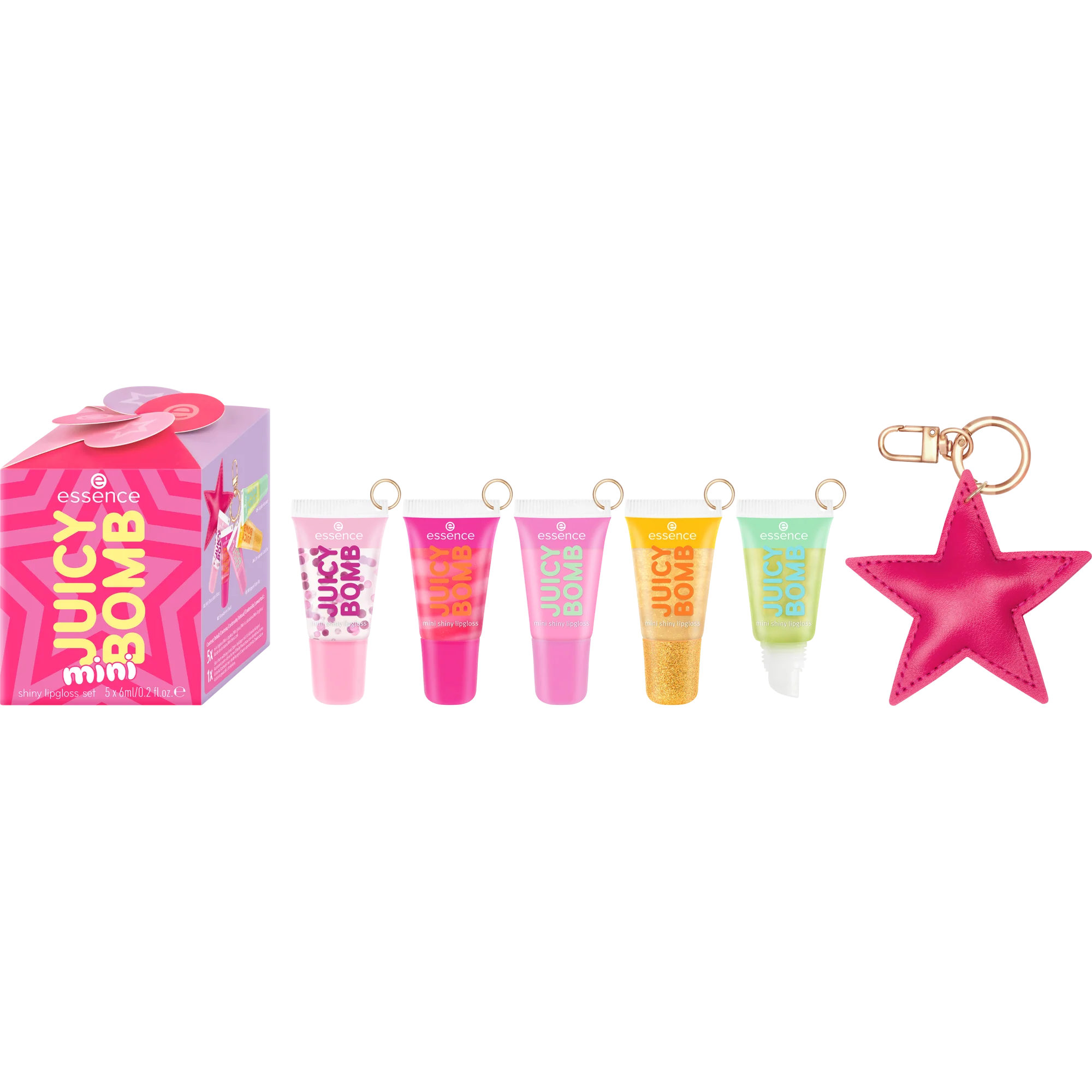 Essence Juicy Bomb Mini huuleläigete komplekt 5x6ml - Pilt 2