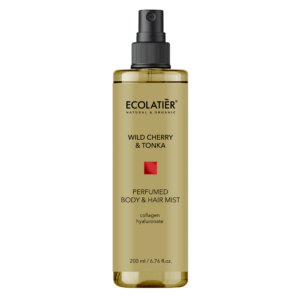 Ecolatier lõhnastatud keha- ja juuksesprei Wild Cherry & Tonka 200 ml